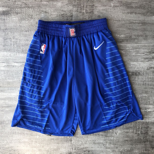 Men NBA Los Angeles Clippers blue Shorts 0416->new york knicks->NBA Jersey